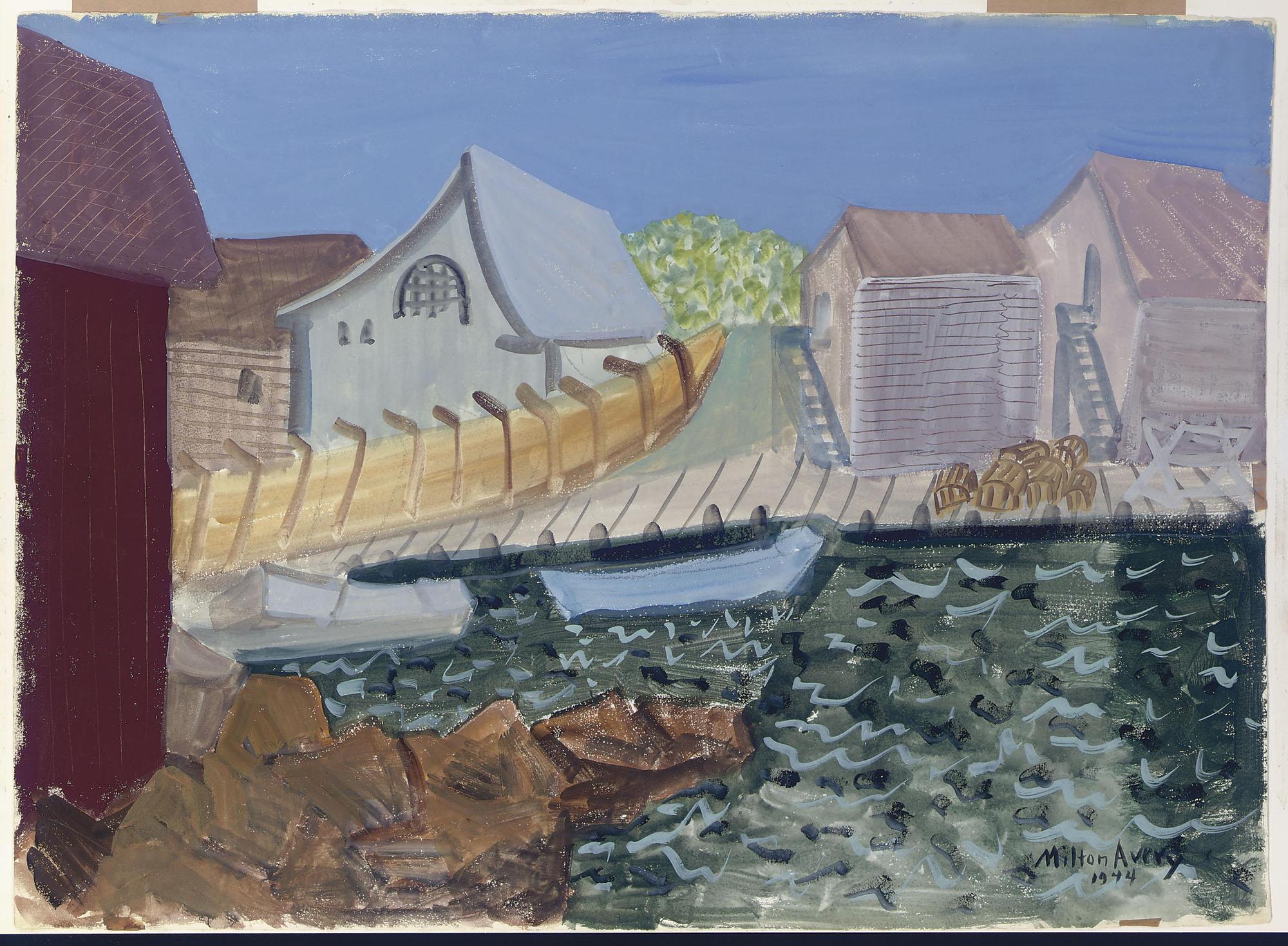 Avery, Milton - Fishing Harbor